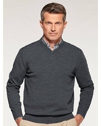 Pendleton Fine Gauge Merino V Neck Sweater