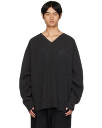 Balenciaga Gray Hybrid Sweater