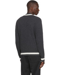 Moncler Gray Wool Sweater