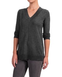 Cable & Gauge High Low Sweater V Neck
