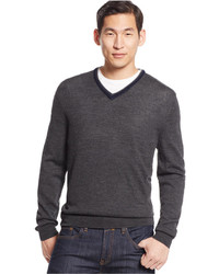 Club Room Merino Wool V Neck Long Sleeve Sweater Only At Macys