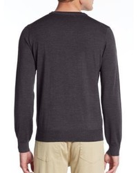 Saks Fifth Avenue Merino Wool V Neck Sweater