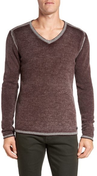 John varvatos outlet v neck sweater