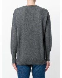 Le Tricot Perugia V Neck Relazed Sweater