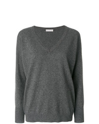 Le Tricot Perugia V Neck Relazed Sweater