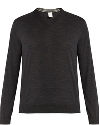 Paul Smith V Neck Wool Sweater