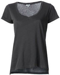 Charcoal V-neck T-shirt