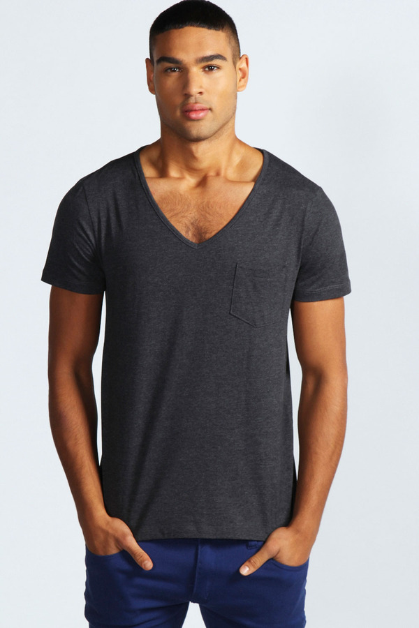 Boohoo V Neck T Shirt With Chest Pocket | Where to buy & how to wear
