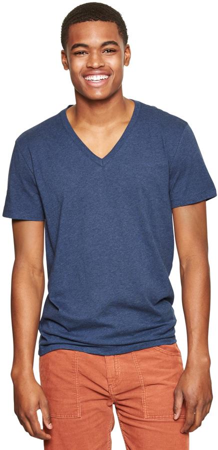 gap essential deep v neck