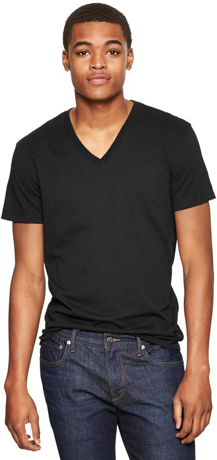 gap essential deep v neck