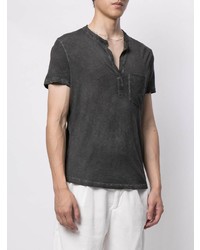 Majestic Filatures Faded Effect Cotton T Shirt