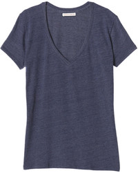 Rebecca Taylor Short Sleeve V Neck Tee