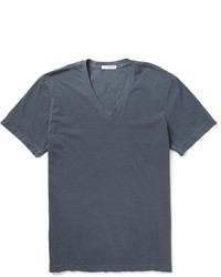 James Perse V Neck Cotton Jersey T Shirt