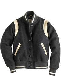 Charcoal Varsity Jacket
