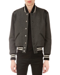 Saint Laurent Teddy Varsity Jacket