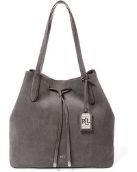 Charcoal Velvet Tote Bag