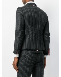 Thom Browne Articulated Chalk Striped Flannel Sport Coat
