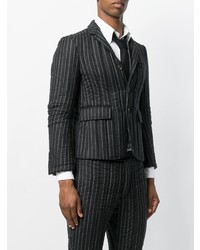 Thom Browne Articulated Chalk Striped Flannel Sport Coat