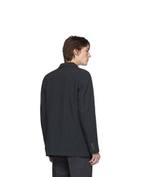 Comme des Garcons Homme Deux Grey Textured Dobby Blazer