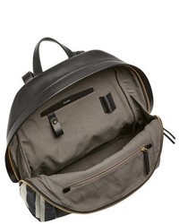 Skagen Aften Stripe Canvas Backpack