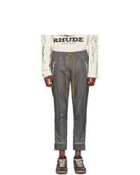 Rhude Grey Smoking Trousers