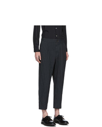 Comme des Garcons Homme Deux Grey Textured Dobby Trousers