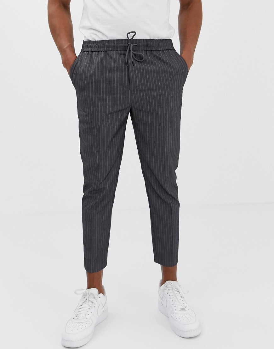 Skinny Fit Cropped Trousers Mens 2024