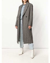 Stella McCartney Striped Double Breasted Coat