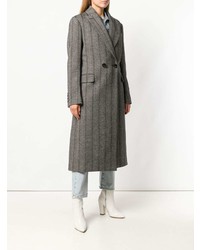 Stella McCartney Striped Double Breasted Coat