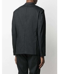 Theory Striped Double Breasted Blazer