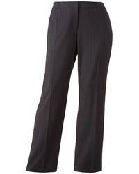 212 Collection Pin Striped Straight Leg Pants Plus