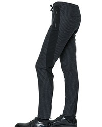 Dolce & Gabbana 16cm Pin Striped Wool Blend Pants