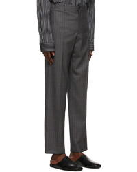 Balenciaga Grey Wool Trousers