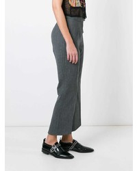 John Galliano Vintage Cropped Pinstripe Trousers
