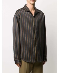 DSQUARED2 Stripe Pattern Buttoned Shirt