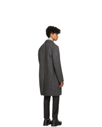 Paul Smith Grey And White Three Button Coat