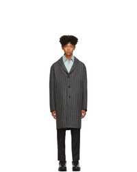 Paul Smith Grey And White Three Button Coat