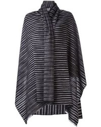 Denis Colomb Dotted And Stitched Stripe Scarf