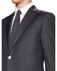 Corneliani Wool Striped Leader Fit Suit