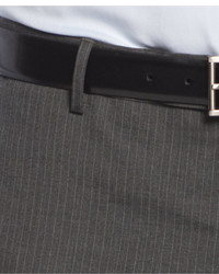 Perry Ellis Portfolio Comfort Stretch Charcoal Stripe Slim Fit Suit