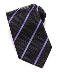 Charcoal Vertical Striped Tie