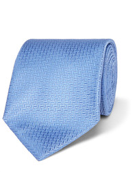 Hugo Boss 75cm Striped Silk Jacquard Tie