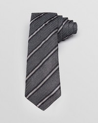 Theory Dorsett Stripe Herringbone Skinny Tie