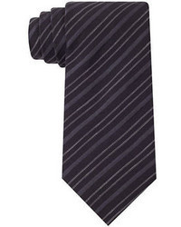 John Varvatos Usa Silk Linen Stripe Tie