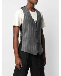 Versace Pinstriped Vest