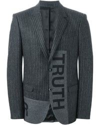 Alexander McQueen Truth Pinstriped Blazer