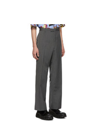 Prada Grey Mohair Classic Trousers