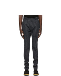 Dolce and Gabbana Grey Pinstripe Trousers
