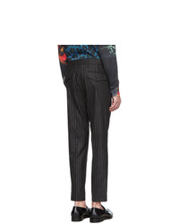 Paul Smith Grey Wool Pinstripes Trousers