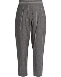 Brunello Cucinelli Striped Relaxed Fit Trousers